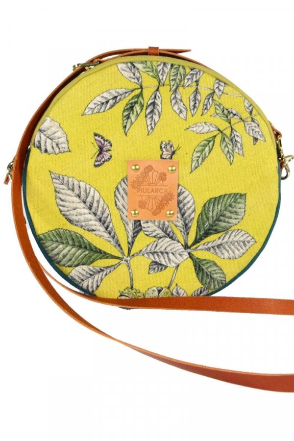 bolso-mujer-modelo- mini circus- buterfly -tela-exclusivo-original-ecológico-atemporal-divertido-flores-amarillo-mariposa-hojas